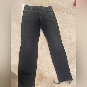 Mother ankle fray jeans